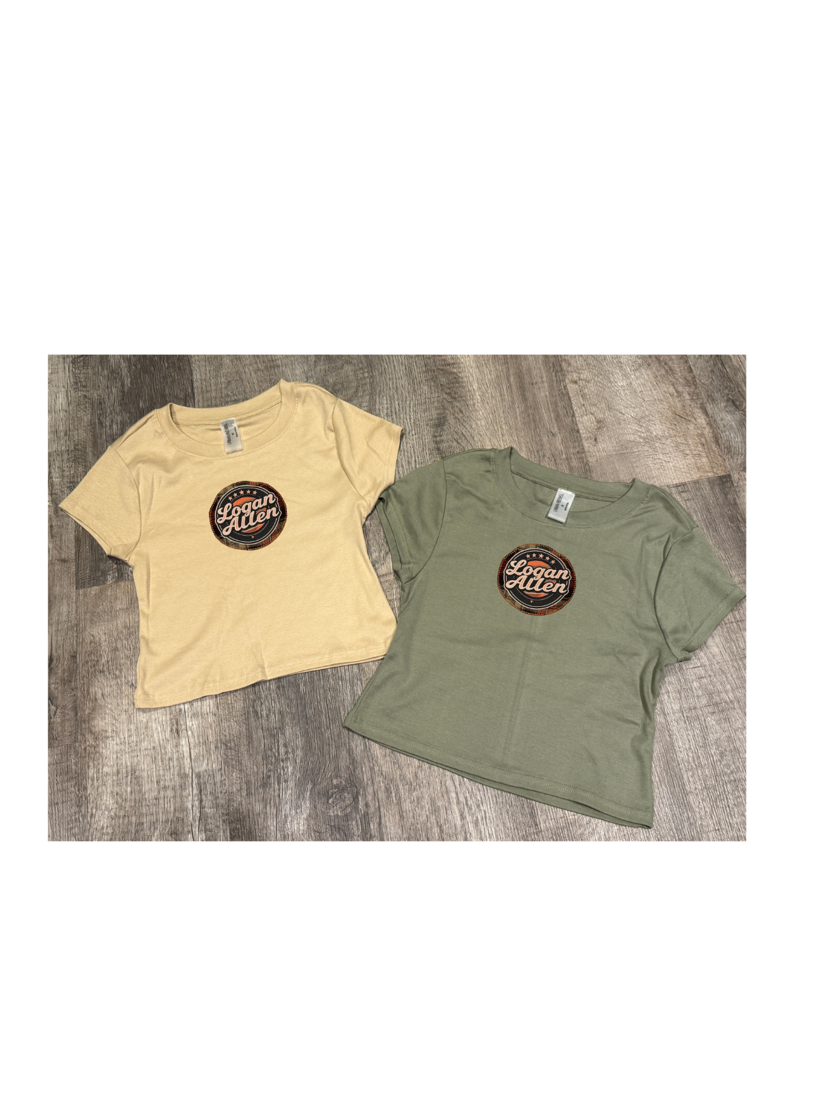 Logan Allen Ladies Vintage Crop Tee